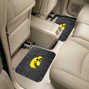 Iowa Hawkeyes Back Seat Car Utility Mats - 2 Piece Set, 12282