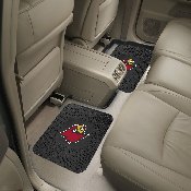 Louisville Cardinals Back Seat Car Utility Mats - 2 Piece Set, 12285