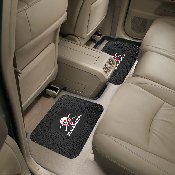 Nebraska Cornhuskers Back Seat Car Utility Mats - 2 Piece Set, Blackshirts, 12292