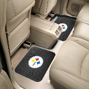NFL - Pittsburgh Steelers Backseat Utility Mats 2 Pack 14