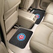 Chicago Cubs Back Seat Car Utility Mats - 2 Piece Set, 12323
