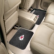 Kansas City Chiefs Back Seat Car Utility Mats - 2 Piece Set - KC Arrow Primary Logo, 12357