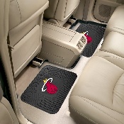 Miami Heat Back Seat Car Utility Mats - 2 Piece Set, 12377