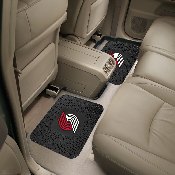 Portland Trail Blazers Back Seat Car Utility Mats - 2 Piece Set, 12386