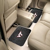 Virginia Tech Hokies Back Seat Car Utility Mats - 2 Piece Set, 12393