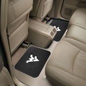 West Virginia Mountaineers Back Seat Car Utility Mats - 2 Piece Set, 12424