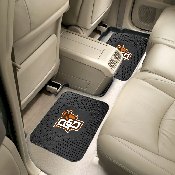 Bowling Green Falcons Back Seat Car Utility Mats - 2 Piece Set, 12429