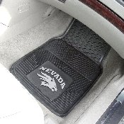 Nevada Wolfpack Heavy Duty Car Mat Set - 2 Pieces, 12439