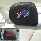 Buffalo Bills Embroidered Head Rest Cover Set - 2 Pieces, 12491