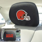 Cleveland Browns Embroidered Head Rest Cover Set - 2 Pieces, 12495