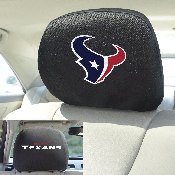 Houston Texans Embroidered Head Rest Cover Set - 2 Pieces, 12500