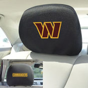 Washington Commanders Embroidered Head Rest Cover Set - 2 Pieces, 12519