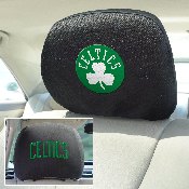 Boston Celtics Embroidered Head Rest Cover Set - 2 Pieces, 12520