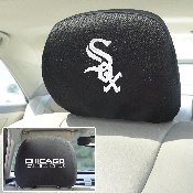 Chicago White Sox Embroidered Head Rest Cover Set - 2 Pieces, 12533
