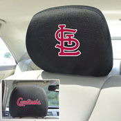St. Louis Cardinals Embroidered Head Rest Cover Set - 2 Pieces, 12552