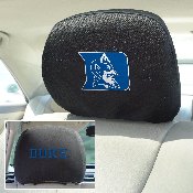 Duke Blue Devils Embroidered Head Rest Cover Set - 2 Pieces, 12564