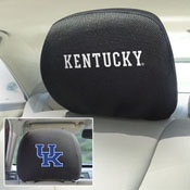Kentucky Wildcats Embroidered Head Rest Cover Set - 2 Pieces, 12575