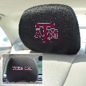 Texas A&M Aggies Embroidered Head Rest Cover Set - 2 Pieces, 12595