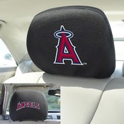 Los Angeles Angels Embroidered Head Rest Cover Set - 2 Pieces, 12606