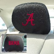 Alabama Crimson Tide Embroidered Head Rest Cover Set - 2 Pieces, 12607