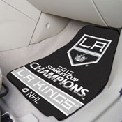 Los Angeles Kings Front Carpet Car Mat Set - 2 Pieces, 2012 NHL Stanley Cup Champions, 12668