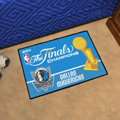 Dallas Mavericks 2011 NBA Champions Starter Mat Accent Rug - 19in. x 30in., 12672