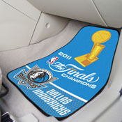Dallas Mavericks 2011 NBA Champions Front Carpet Car Mat Set - 2 Pieces, 12673