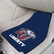 Liberty Flames Front Carpet Car Mat Set - 2 Pieces, 12787