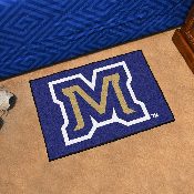 Montana State Grizzlies Starter Mat Accent Rug - 19in. x 30in. - M Secondary Logo, 12789
