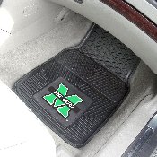 Marshall Thundering Herd Heavy Duty Car Mat Set - 2 Pieces, 12823