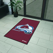 Colorado Avalanche High-Traffic Mat with Durable Rubber Backing, AGS-12844