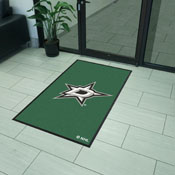 Dallas Stars High-Traffic Mat with Durable Rubber Backing, AGS-12848