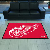 Detroit Red Wings High-Traffic Mat with Durable Rubber Backing, AGS-12850
