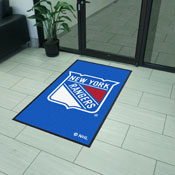 New York Rangers High-Traffic Mat with Durable Rubber Backing, AGS-12868