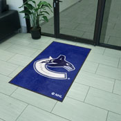 Vancouver Canucks High-Traffic Mat with Durable Rubber Backing, AGS-12886