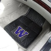 Washington Huskies Heavy Duty Car Mat Set - 2 Pieces, 13258
