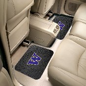 Washington Huskies Back Seat Car Utility Mats - 2 Piece Set, 13262