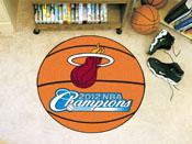 Miami Heat 2012 NBA Champions Basketball Rug - 27in. Diameter, 13773
