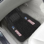 New York Giants 2 Piece Deluxe Car Mat Set - Giants Helmet Logo & Wordmark, 13790