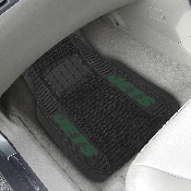New York Jets 2 Piece Deluxe Car Mat Set - Wordmark, 13795