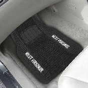 West Virginia Mountaineers 2 Piece Deluxe Car Mat Set, 13807