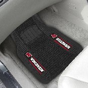 Wisconsin Badgers 2 Piece Deluxe Car Mat Set, 13820