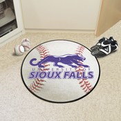 Sioux Falls Cougars Baseball Rug - 27in. Diameter, 13870