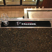 Atlanta Falcons Bar Drink Mat - 3.25in. x 24in. - Falcon Primary Logo & Wordmark, 13978