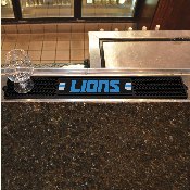 Detroit Lions Bar Drink Mat - 3.25in. x 24in. - Wordmark, 13985