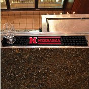 Nebraska Cornhuskers Bar Drink Mat - 3.25in. x 24in., 14022