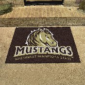 Southwest Minnesota State Mustangs All-Star Rug - 34 in. x 42.5 in., 14079