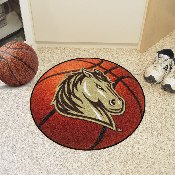 Southwest Minnesota State Mustangs Basketball Rug - 27in. Diameter, 14082