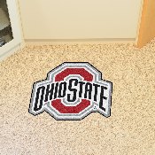 Ohio State Buckeyes Mascot Rug, O Logo, 14086