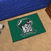 Northeastern State Riverhawks Starter Mat Accent Rug - 19in. x 30in., 14107